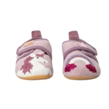 Living Kitzbühel Slippers Unicorn Magic Velcro Model Orchid Toddler (31-35)