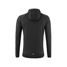 Löffler Hooded Merino Transtex Sweatshirt (thermal insulation, breathable) black men's