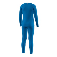 Löffler Functional Underwear Set Long Transtex Warm (Long Sleeve Shirt and Long Trousers) Blue Men's