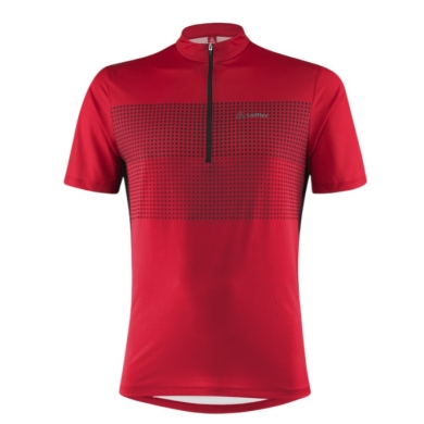 Löffler Bicycle Shirt Bike Sparta (Half-Zip, elastic, quick-drying) red men's
