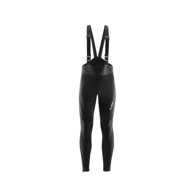 Löffler Warm-Up Cycling Bib Tights AB Warm (windproof, breathable) long black men's