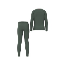 Löffler Functional Underwear Set Long Transtex® Warm (Long Sleeve Shirt and Long Trousers) Pine Green Children