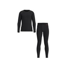 Löffler Functional Underwear Set Long Transtex® Warm (Long Sleeve Shirt and Long Trousers) Black Children