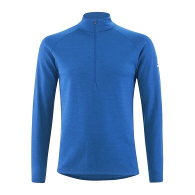Löffler Long Sleeve Shirt Transtex Merino Midlayer (Half-Zip, thermal insulation) indigo blue Men's