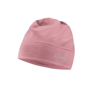 Löffler Beanie Tech-Stretch Fleece Hat - pink