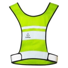 Löffler Reflex Vest (Fluorescent Mesh, Reflective Details) Neon Yellow Men's