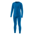 Löffler Functional Underwear Set Long Transtex Warm (Long Sleeve Shirt and Long Trousers) Blue Men's