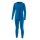 Löffler Functional Underwear Set Long Transtex Warm (Long Sleeve Shirt and Long Trousers) Blue Men's