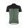Löffler Bicycle Shirt Bike Half-Zip Glow (Zip Back Pocket, Quick-Drying) Pine Green/Black Men's