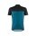 Löffler Bicycle Shirt Bike Half-Zip Glow (Zip Back Pocket, Quick-Drying) coral blue/black Men's