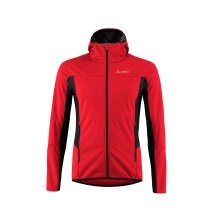 Löffler Softshell Jacket Hooded North AB Light (windproof, thermal insulating) red men's
