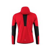 Löffler Softshell Jacket Hooded North AB Light (windproof, thermal insulating) red men's