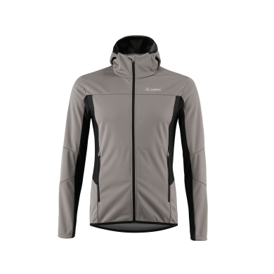 Löffler Softshell Jacket Hooded North AB Light (windproof, thermal insulating) grey men's