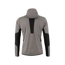 Löffler Softshell Jacket Hooded North AB Light (windproof, thermal insulating) grey men's