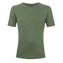 Löffler Hiking/Recreation T-shirt Merino-Tencel (Merino wool, breathable) pine green Men's