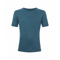 Löffler Hiking/Recreation T-shirt Merino-Tencel (Merino wool, breathable) petrol blue Men's