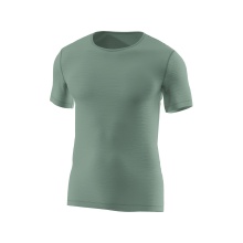 Löffler Functional Underwear T-shirt Merino Light (quick-drying, merino wool) pine green men's