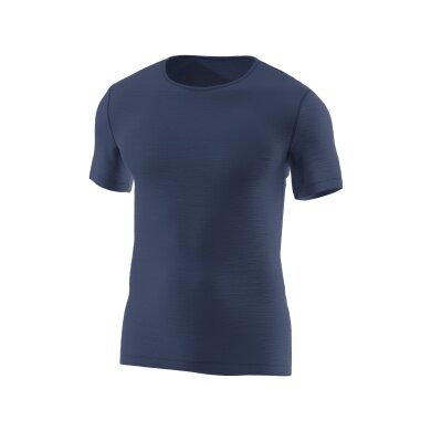 Löffler functional underwear T-shirt Merino Light (quick-drying, merino wool) dark blue men's