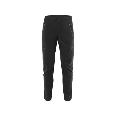 Löffler Zip-Off Trekking Trousers Tapered CSL (elastic material, quick-drying) long black men's