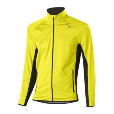 Löffler Softshell Jacket Alpha WS Light (windproof, breathable) yellow men's