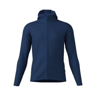 Löffler Hooded Jacket Hoody Transtex Cube (quick-drying, breathable) navy blue men's