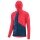 Löffler Fleece Jacket Windfleece Hoody (windproof, quick-drying) red/dark blue men's