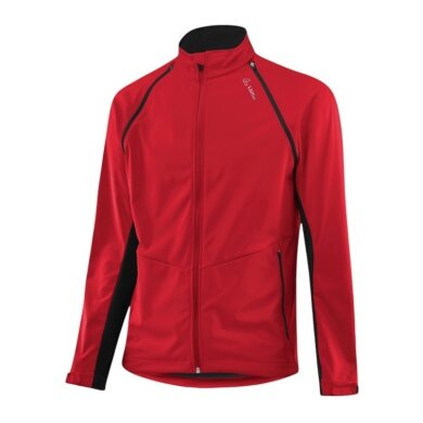 Löffler Softshell Jacket Zip Off WS Light (windproof, water-repellent) red Men's