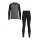 Löffler Functional Underwear Set Long CB Transtex® Warm Merino 200 (Long Sleeve Shirt and Long Trousers) green/black Children