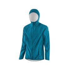 Löffler Hooded Jacket WPM Pocket (water-repellent, windproof) blue men's