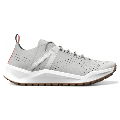 Lowa Everyday Travel Shoes Kaloya LT (Nubuck Leather) grey/coral Men's