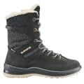Lowa Winter Boots Bianca High GTX (Suede/Textile, waterproof) 2025 anthracite grey/champagne children