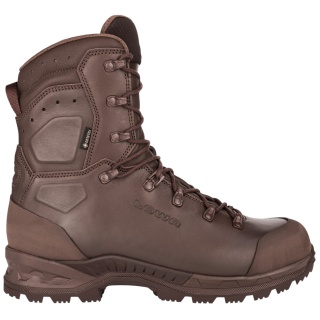 Lowa Military Boots Work Shoes Combat Boot MK2 GTX (Smooth Leather, Waterproof) Dark Brown Men's