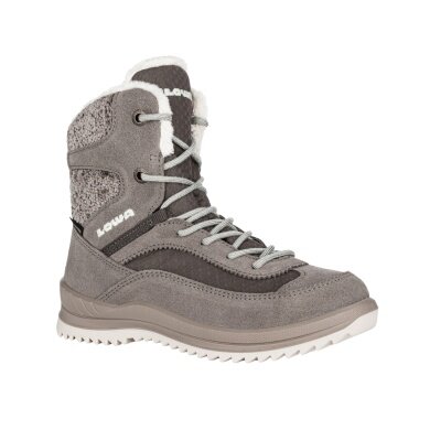 Lowa Winter Boots Ella High GTX (waterproof) stone grey/mint green toddlers
