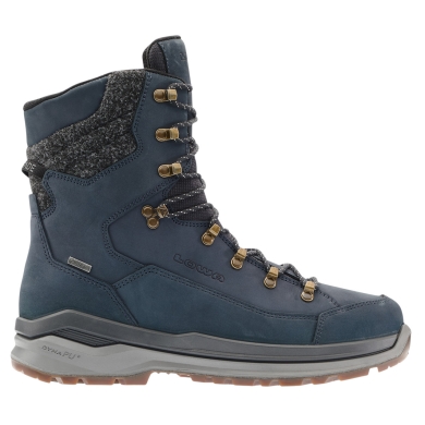 Lowa Winter Boots Renegade Evo Ice GTX (Nubuck Leather/Textile, waterproof) navy blue/grey men's
