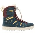 Lowa Winter Boots Lucy 2 High GTX (Suede/Textile, waterproof) navy blue/red children