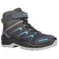 Lowa Winter Shoes Maddox Warm Mid GTX (Textile/Synthetic, waterproof) 2025 steel blue children