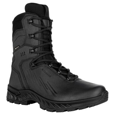Lowa Military Boots Work Shoes Zicon GTX High (Smooth Leather, Waterproof) Black Men's