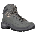 Lowa Hiking Shoes Renegade EVO LL Mid (All-Terrain, Nubuck Leather) Graphite Grey/Apricot Ladies