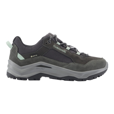 Lowa Ventierra LO GTX Hiking Shoes (Suede/Textile, waterproof) grey/smoke green ladies