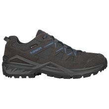 Lowa Sirkos Evo Low GTX Hiking Shoes (Suede/Textile, waterproof) grey/blue men's