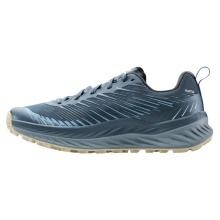 Lowa Trail Running Shoes Fortux (Synthetic, Lightweight) navy blue/dune Men's
