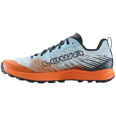 Lowa Trail Running Shoes Citux (Synthetic, Lightweight) Misty Blue/Orange Men's