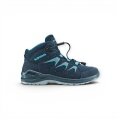 Lowa Innox Evo GTX QC Hiking Shoes (Synthetic/Textile, waterproof) navy blue/turquoise children's