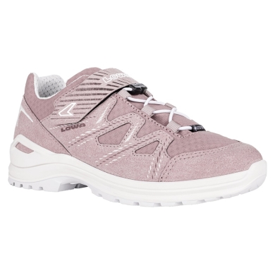 Lowa Innox Evo GTX Low Walking Shoes (Synthetic/Textile, waterproof) pink/white toddlers girls