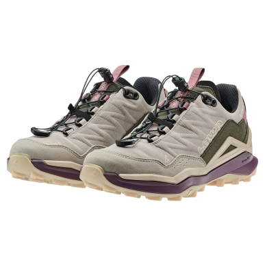 Lowa Maddox Pro GTX Low Sl Walking Shoes (Textile/Synthetic, waterproof) desert/old pink ladies