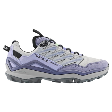 Lowa Maddox Pro Low Hiking Shoes (Fast-Hiking, Textile/Synthetic) grey/plum Ladies