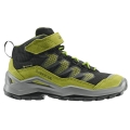 Lowa Maddox Pro Mid GTX Velcro Junior Hiking Shoes (Textile/Suede, Velcro Fastening, Waterproof) black/lime Children