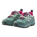 Lowa Maddox Pro Low GTX Junior Walking Shoes (Textile/Suede, waterproof) petrol/pink children