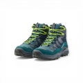 Lowa Maddox Pro Mid GTX Junior Hiking Shoes (Textile/Suede, waterproof) petrol green/lime children