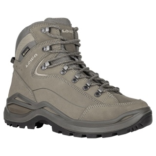 Lowa Renegade Evo Mid GTX Walking Boots (All-Terrain, Nubuck Leather, Waterproof) Stone Brown Ladies